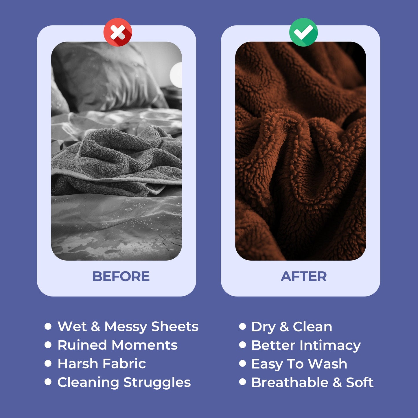 AquaShield Blanket – Waterproof Protective Cover for Bed & Sofa