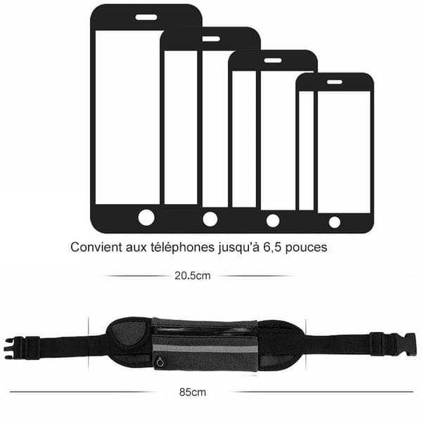 MOVEPOUCH – Riñonera deportiva impermeable para entrenamiento y uso diario