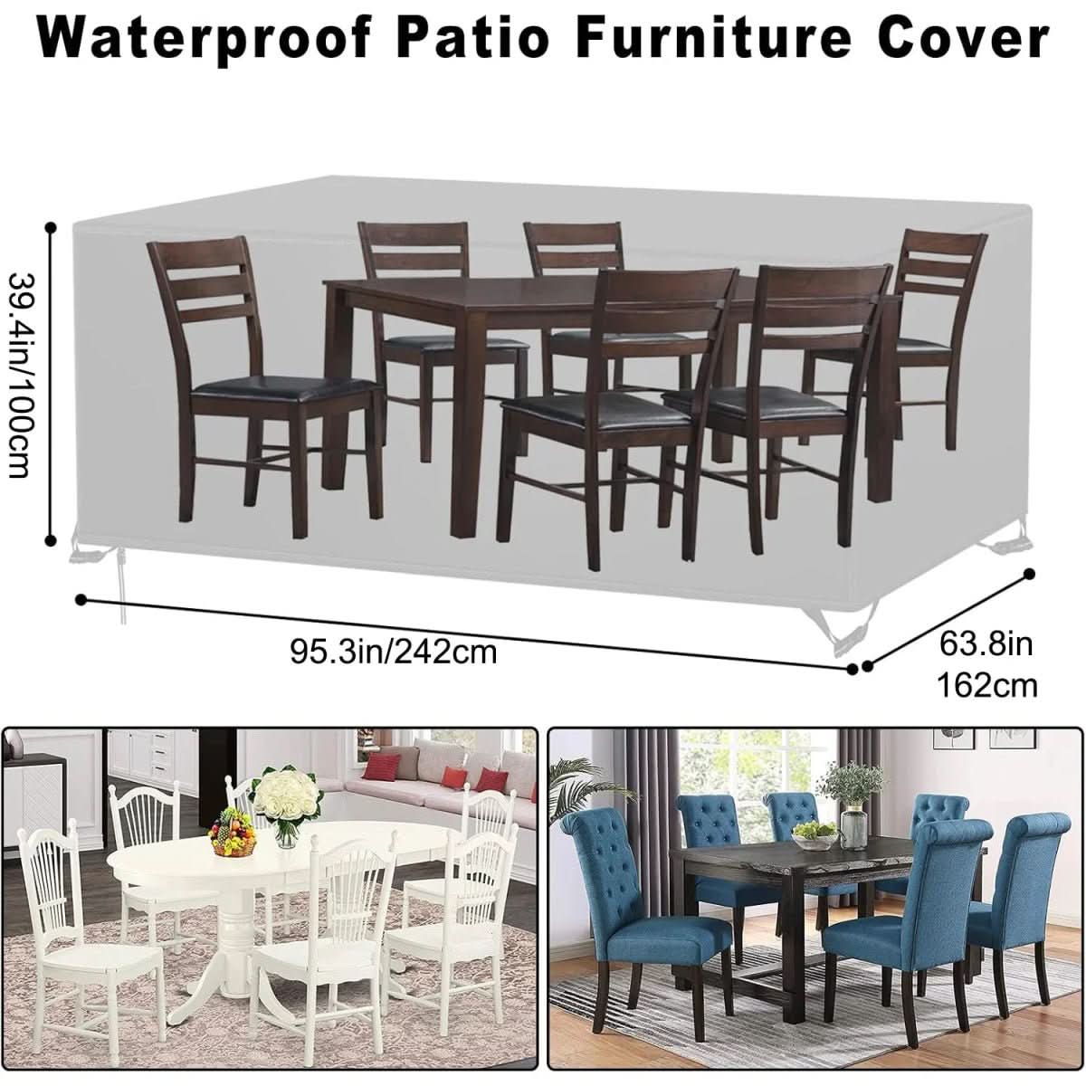 AeroVerra Premium Patio Furniture Covers | All-Weather Protection for Outdoor Lounge and Dining Sets