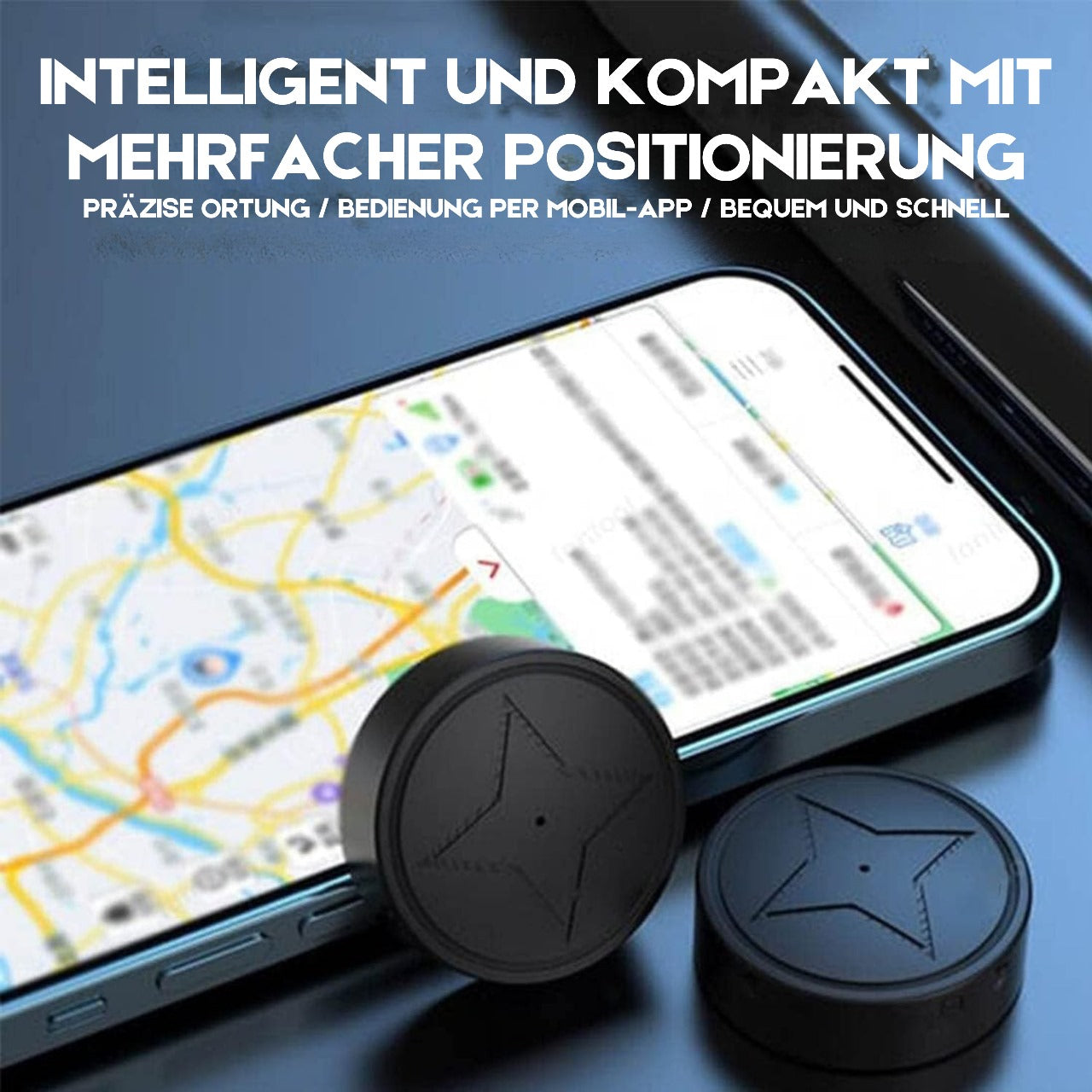 Intelligente GPS-tracker – Compacte, magnetische tracker voor realtime locatievolging