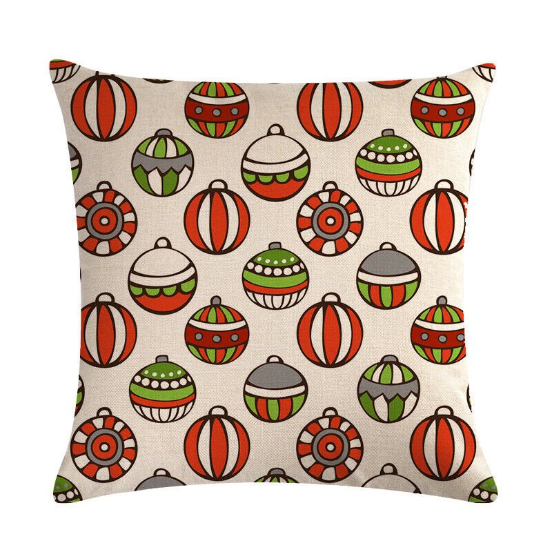 YULECUSH – Festlicher 18-Zoll-Kissenbezug mit verstecktem Reißverschluss für die Weihnachtsdekoration 14