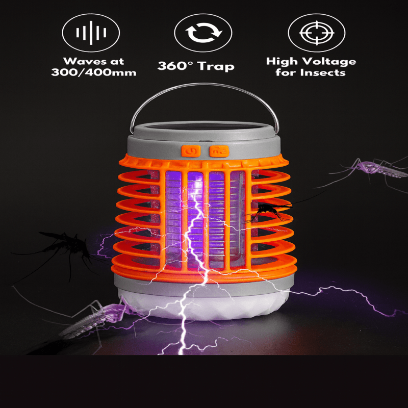 ZAPPERLANTERN – 2-in-1 Solar-Insektenvernichter und Campinglaterne 8