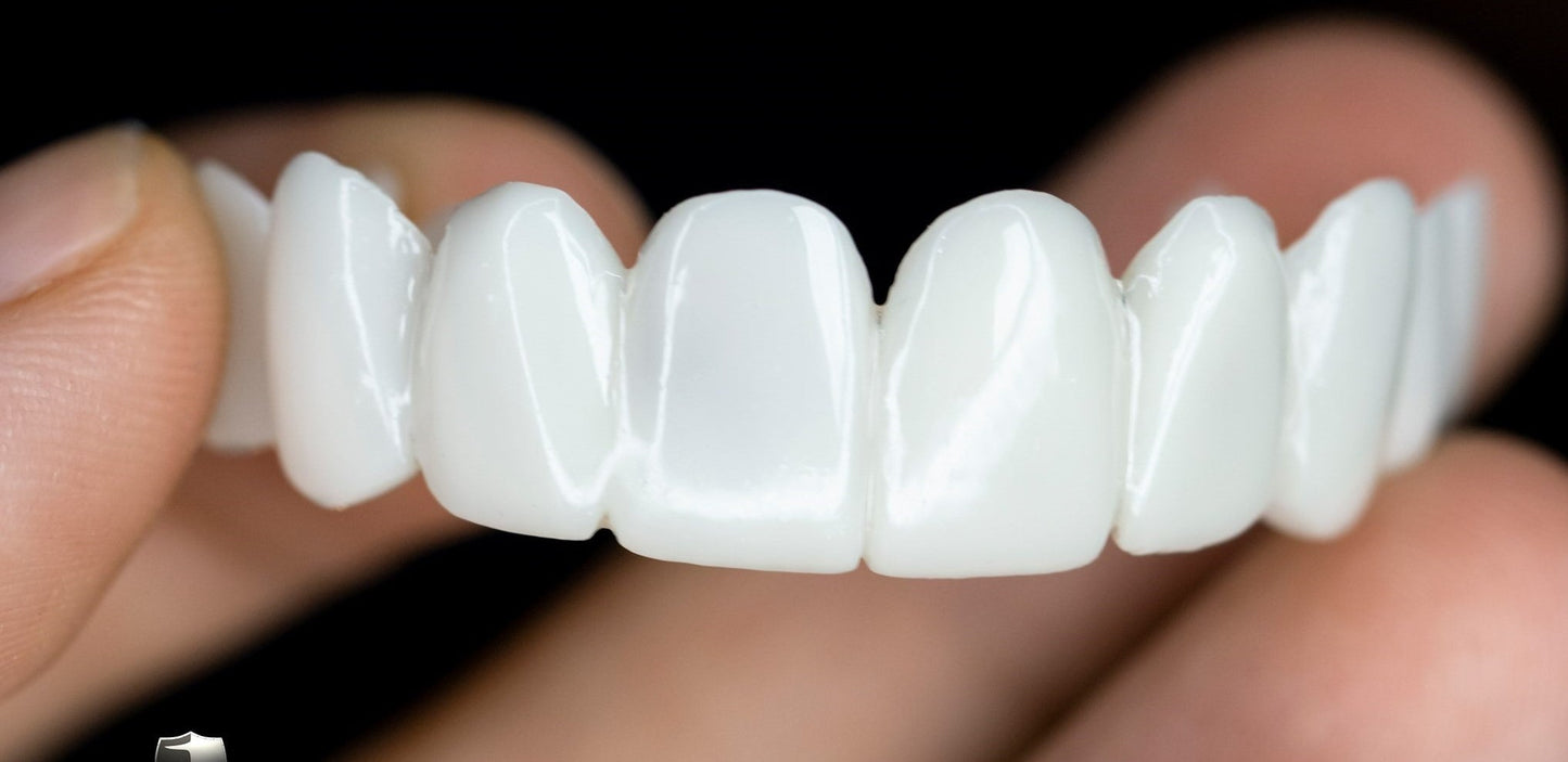 SmileFlex – kunstgebit met witte dentale lenzen