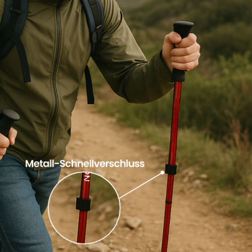 Adjustable Trekking Poles – Verstellbare Wanderstöcke für Stabilität & Komfort beim Wandern & Trekking