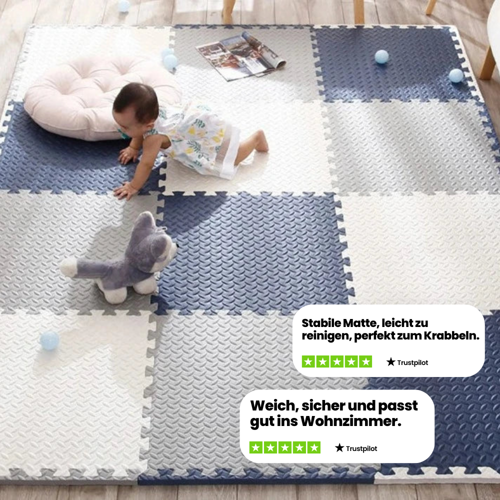 CushioPlay Baby Mat - Safe & comfortable playtime fun for babies aged 0 months and over