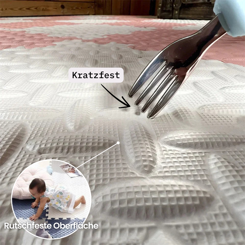 CushioPlay Baby Mat - Safe & comfortable playtime fun for babies aged 0 months and over