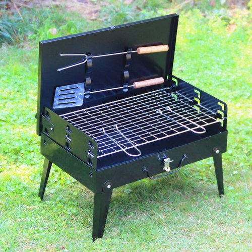 GrillMate Fold - Foldable steel garden barbecue for camping & garden