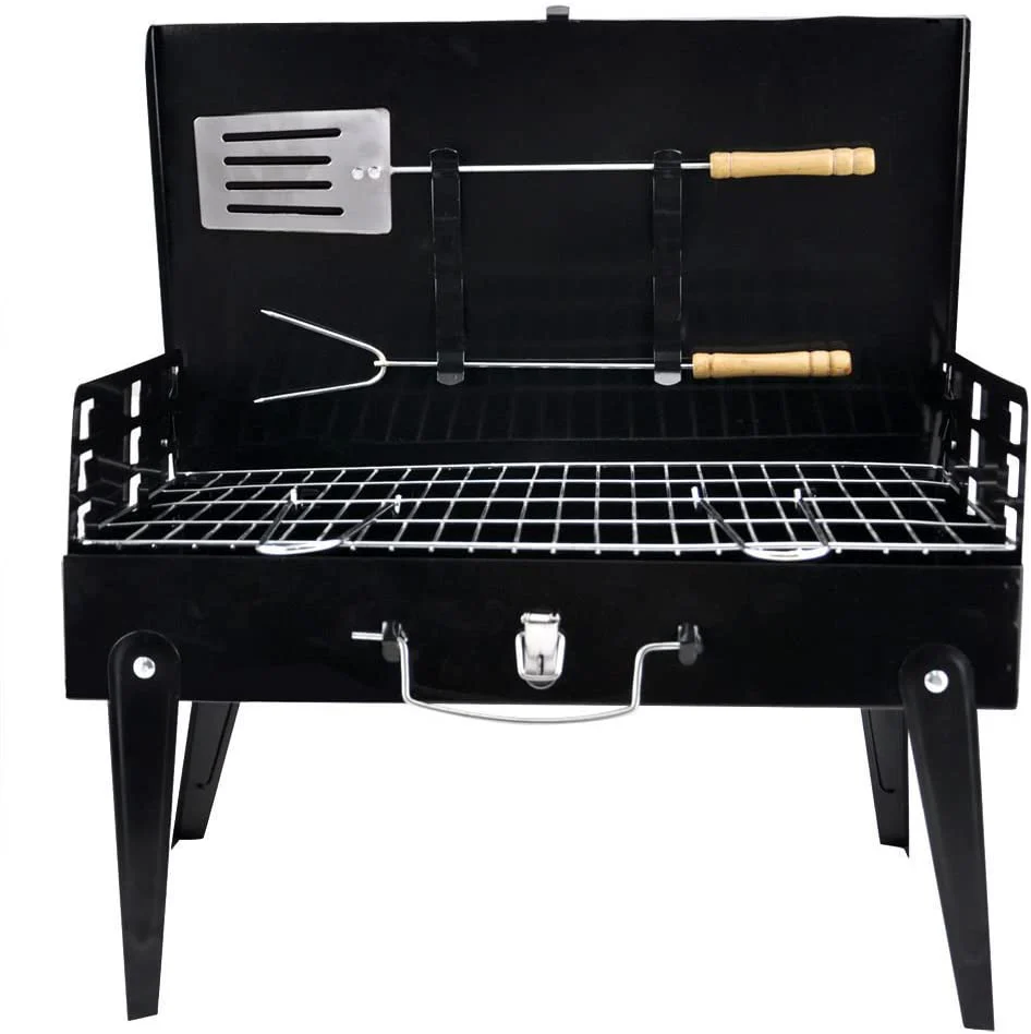 GrillMate Fold - Foldable steel garden barbecue for camping & garden