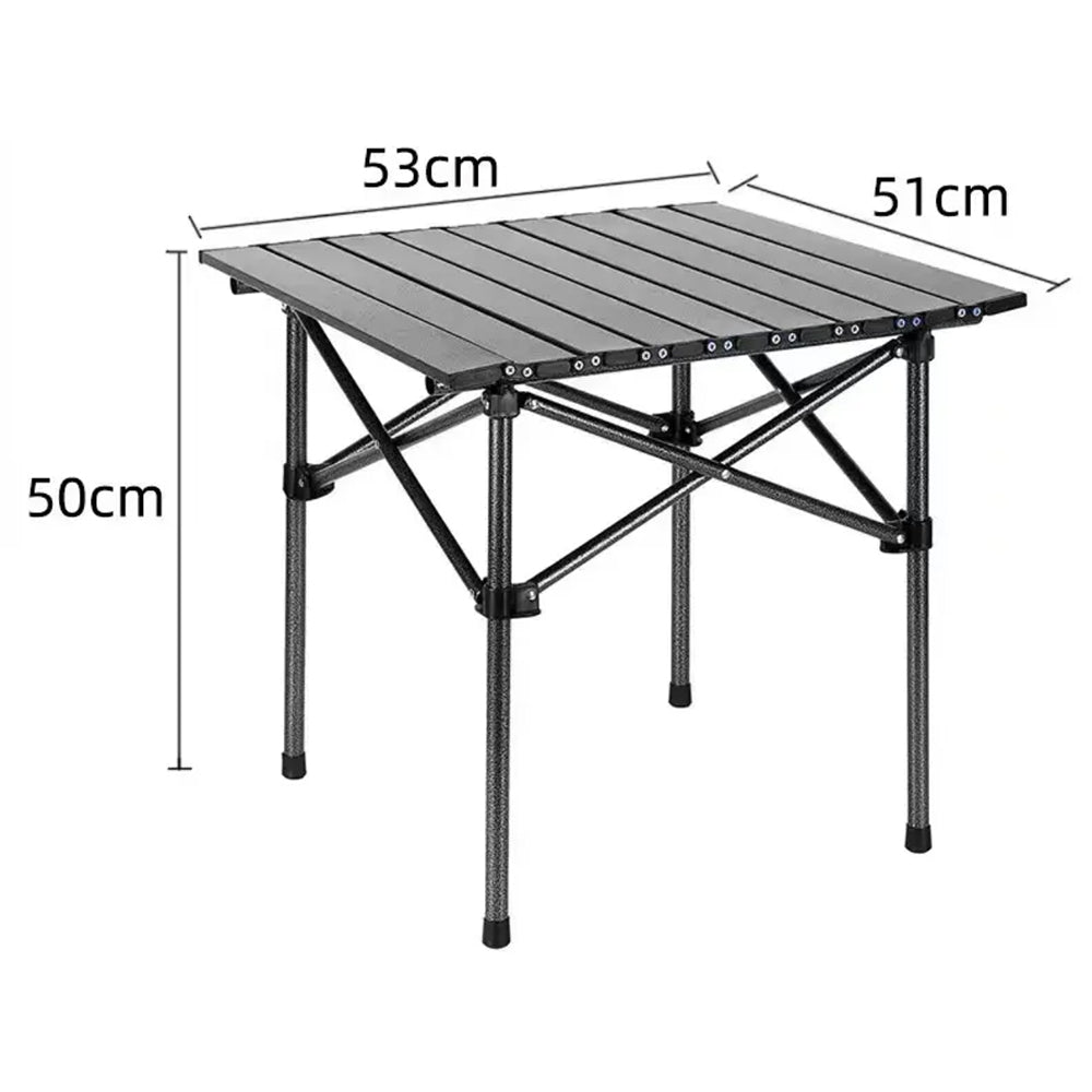 CAMPFLEX TABLE - Foldable camping table with X-frame & heat-resistant surface