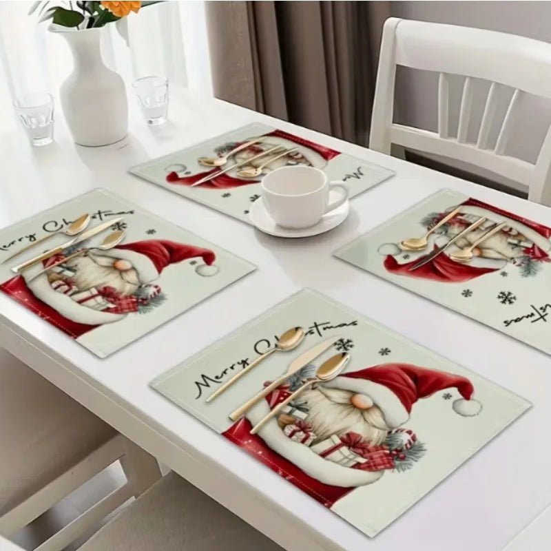 Zwergenmatte – Tischset mit Weihnachtswichtelmotiv für festliche Tischdekoration 5