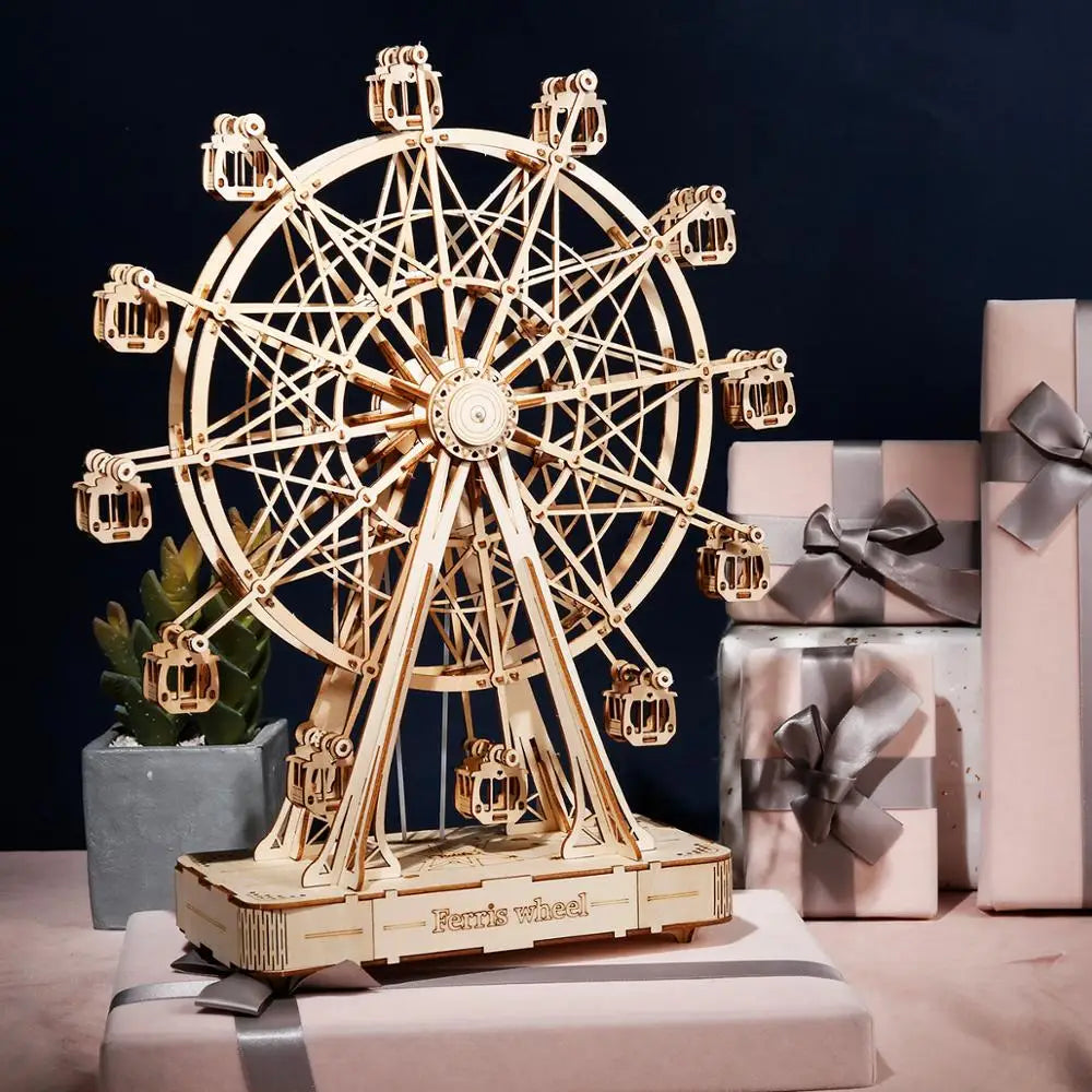 WheelCraft - 3D wooden model Ferris wheel to build yourself