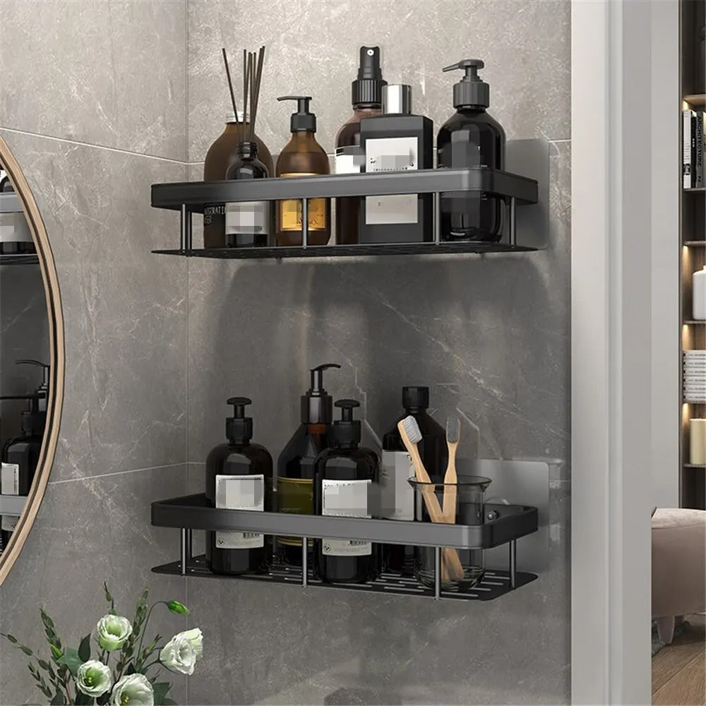 Estante adhesivo NordicShelf para baño – Sin taladro y con estilo para cualquier baño