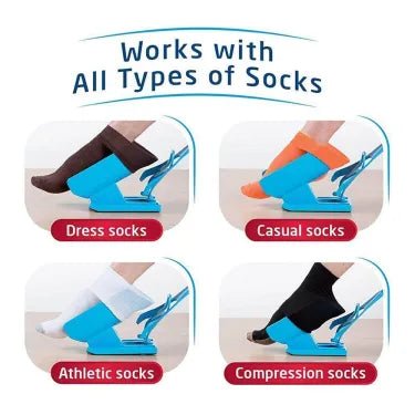 FLEXISOCK – Compression stocking aid set for less effort and greater comfort