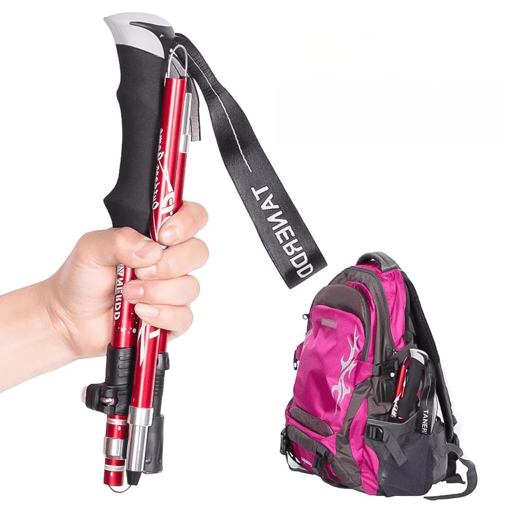 Faltbare Wanderstöcke Teleskop aus Carbon – Leicht, Ergonomisch für Trekking-3