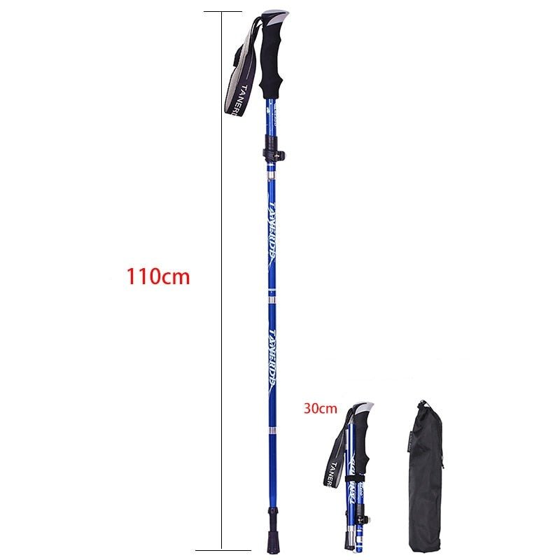 Faltbare Wanderstöcke Teleskop aus Carbon – Leicht, Ergonomisch für Trekking-5