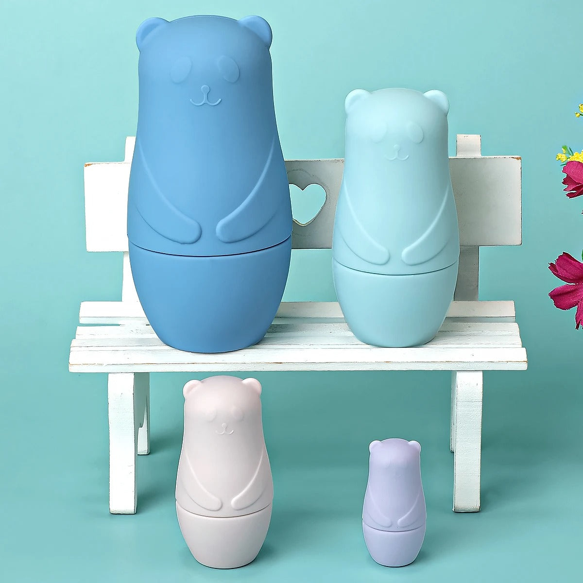SiliconeNest – Muñecas apilables de silicona para fomentar la motricidad fina
