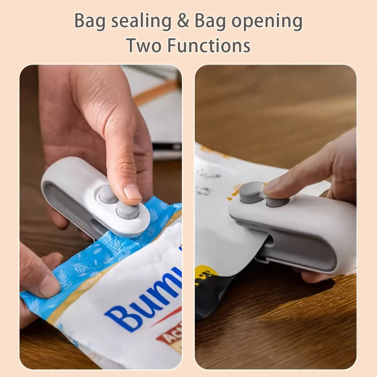 Scellegemak – Sellado manual de bolsas para alimentos frescos