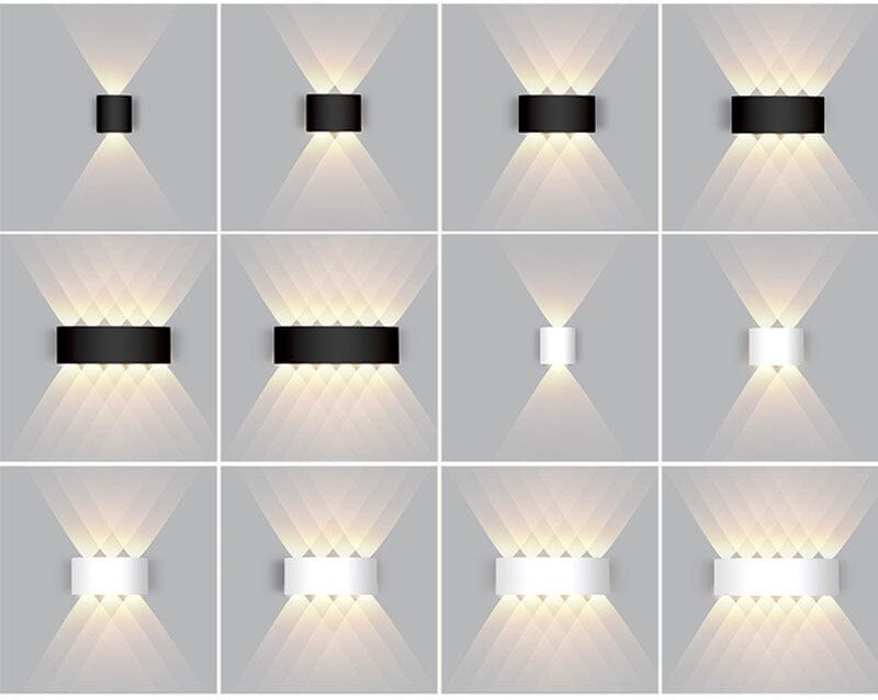 Waterdichte LED-buitenwandlamp – Elegante & energiezuinige buitenverlichting van aluminium