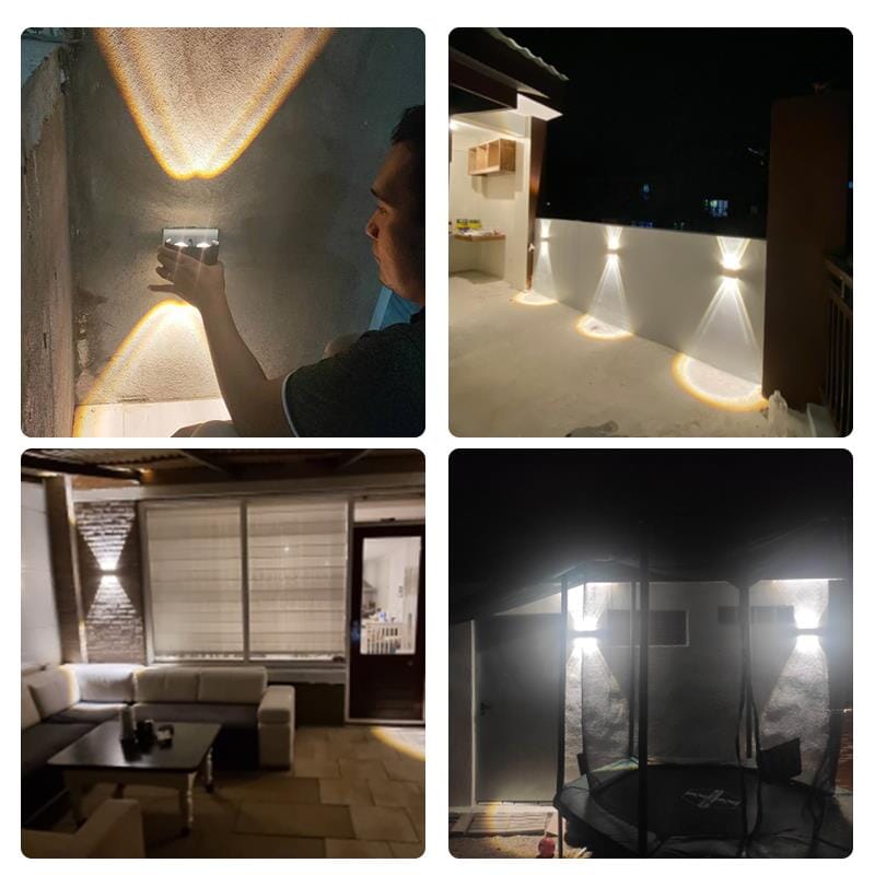 Waterdichte LED-buitenwandlamp – Elegante & energiezuinige buitenverlichting van aluminium