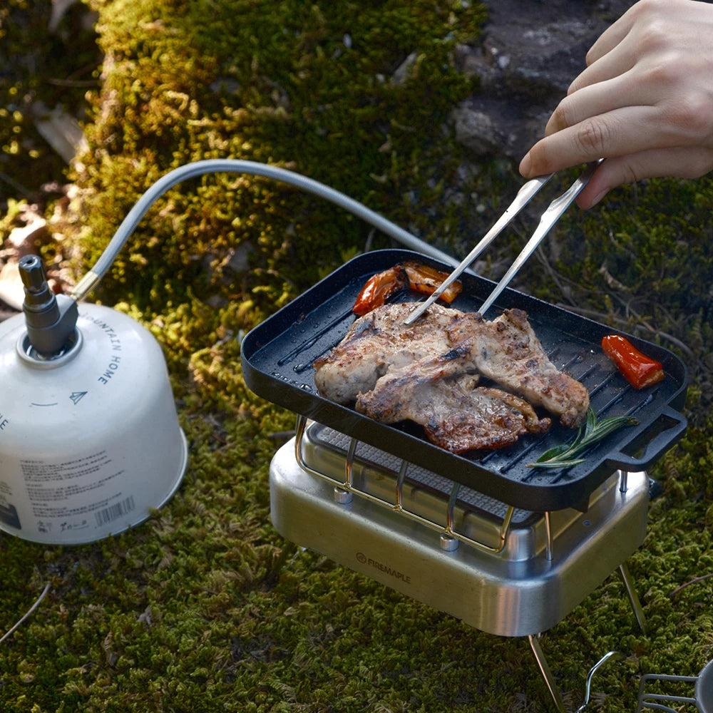CampMaster mini grill plate set - Portable outdoor cookware