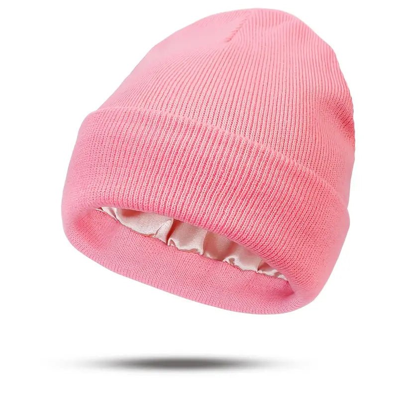 CARELA – Satin-Lined Hat for Hair Protection and Everyday Comfort