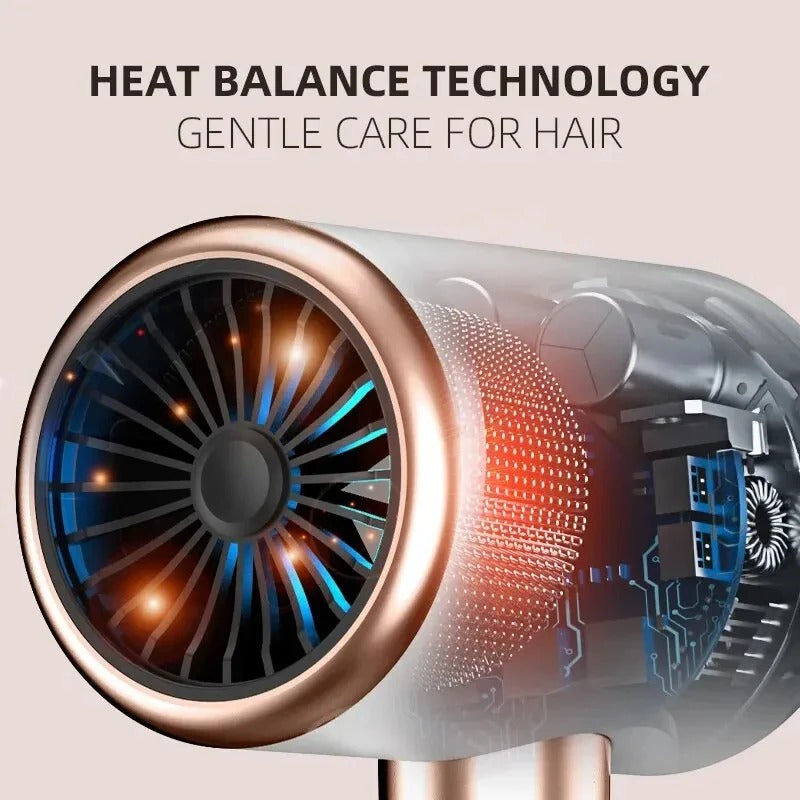 PowerGloss haardroger 2400W – ionentechnologie & stijlvol design voor elk haartype