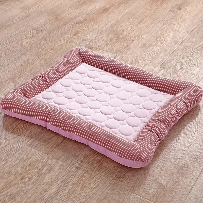 Cama para mascotas con confort de enfriamiento – Transpirable y duradera para un descanso refrescante