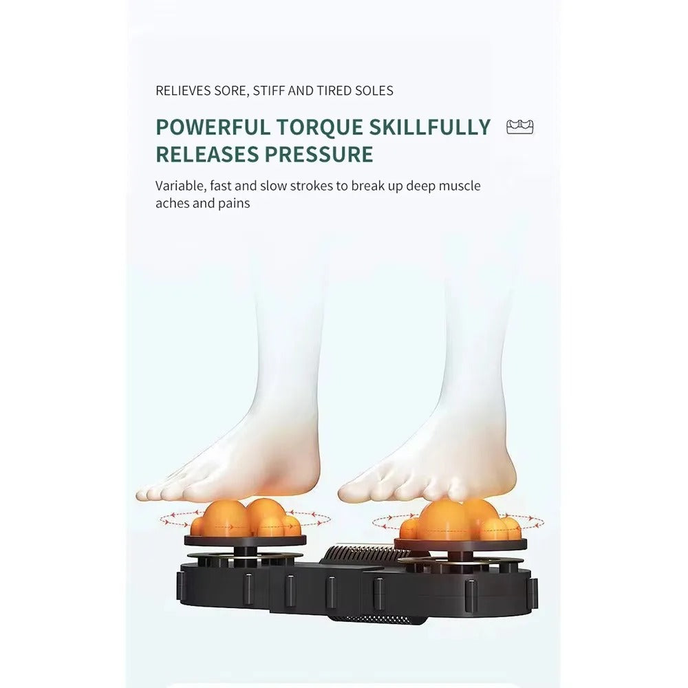 Soothestep - Massaggiatore plantare shiatsu di lusso con funzione calore | 12 sfere massaggianti 3D e timer