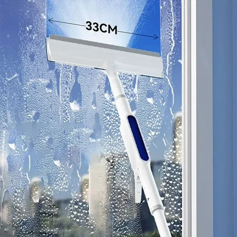 CleanView 3-in-1 window wiper - spray, wipe & shine for streak-free windows
