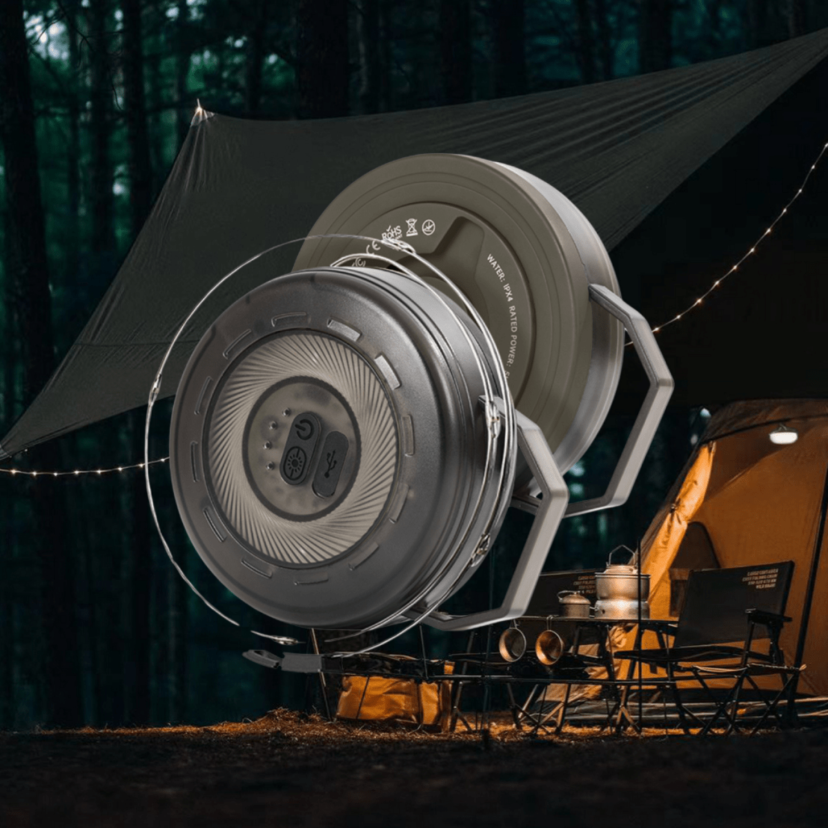 RADIORA – Multifunctional LED outdoor lamp with rechargeable convenience