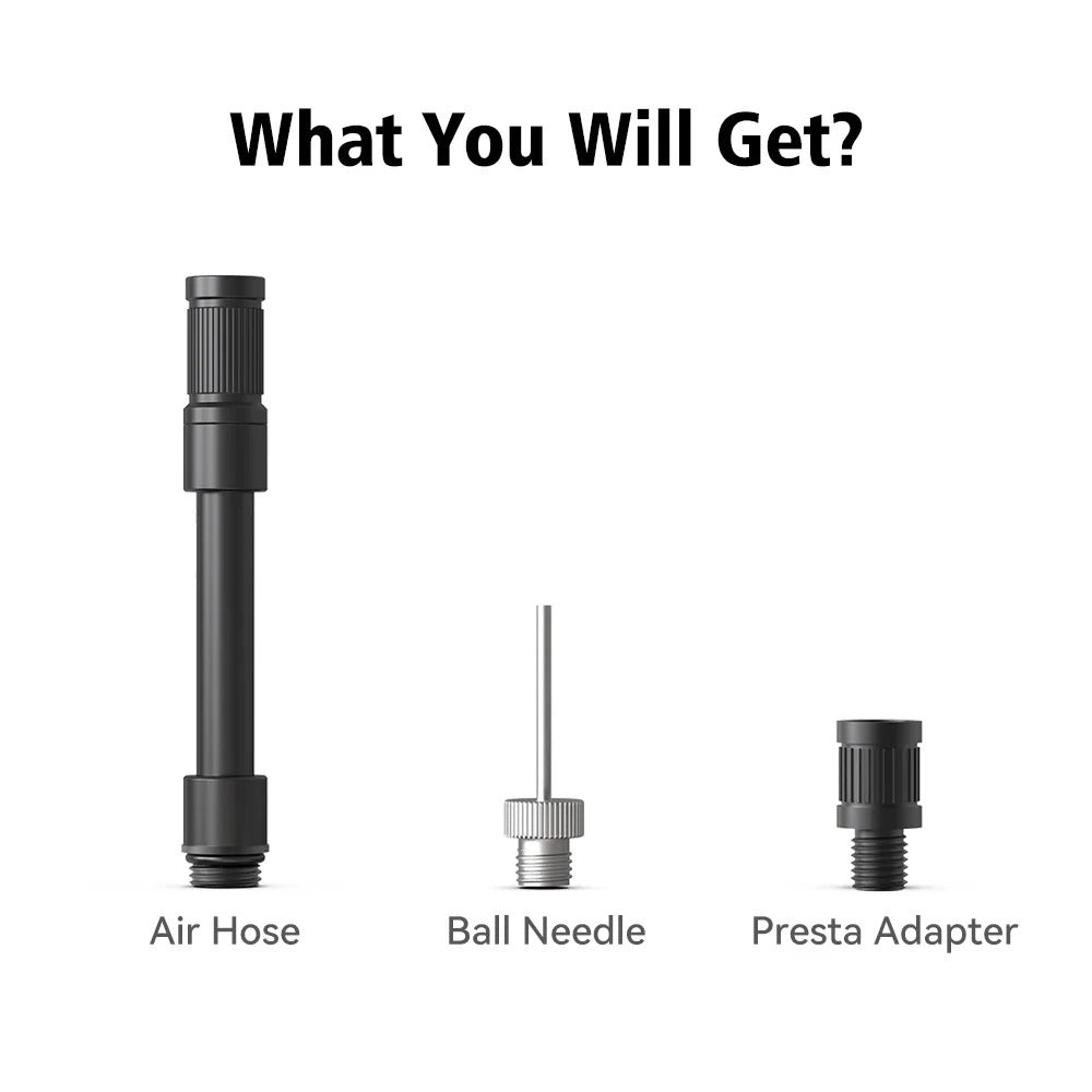 Rechargeable Mini Bike Pump - Portable bike pump with 100 PSI & USB-C
