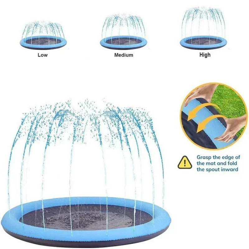 PetSplash Interactive Wasserpad – Refrescante y divertido para los días calurosos de verano con su mascota