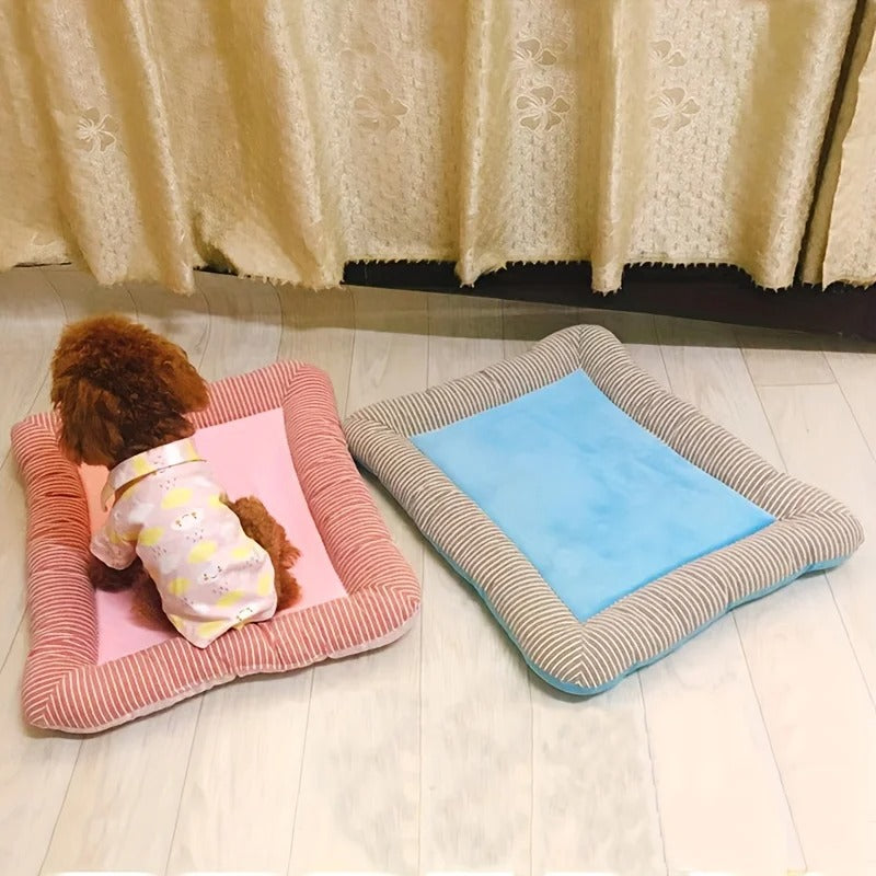 Cama para mascotas con confort de enfriamiento – Transpirable y duradera para un descanso refrescante