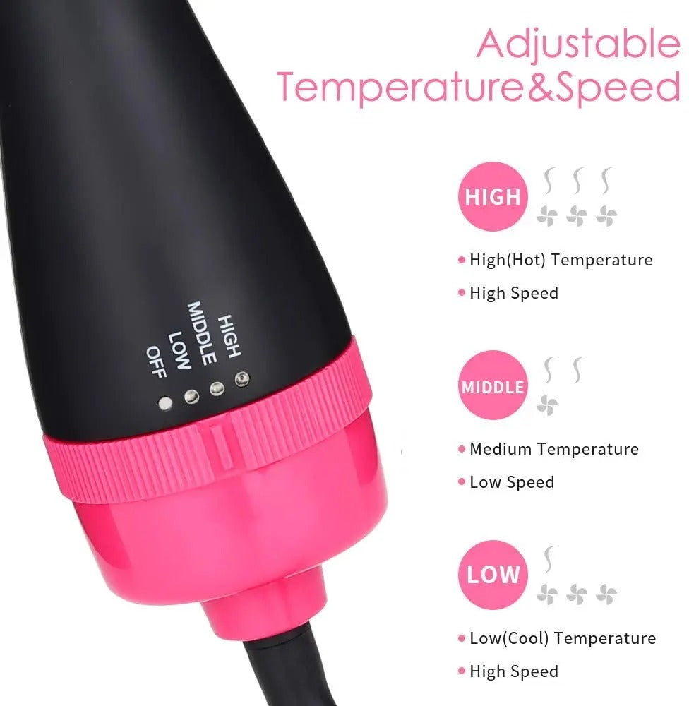Mella Prostyle - Asciugacapelli e piastra 4-in-1 per volume, lucentezza e versatilità di styling