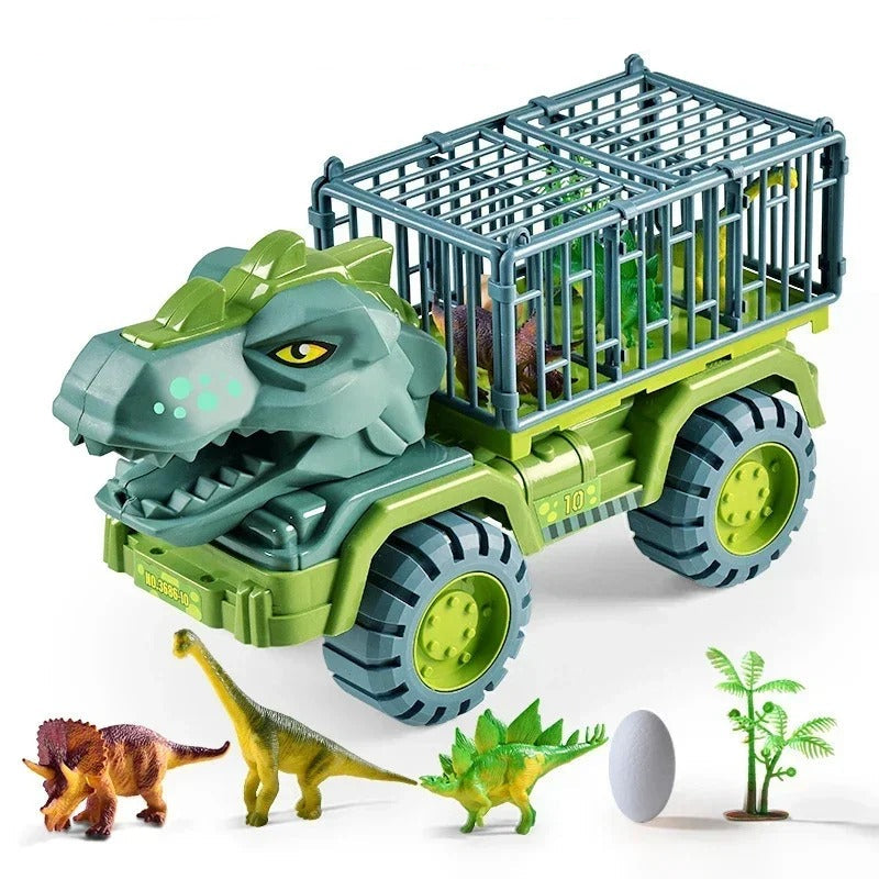DinoTrek Exploradores – Set de aventura con dinosaurios y vehículos para exploradores