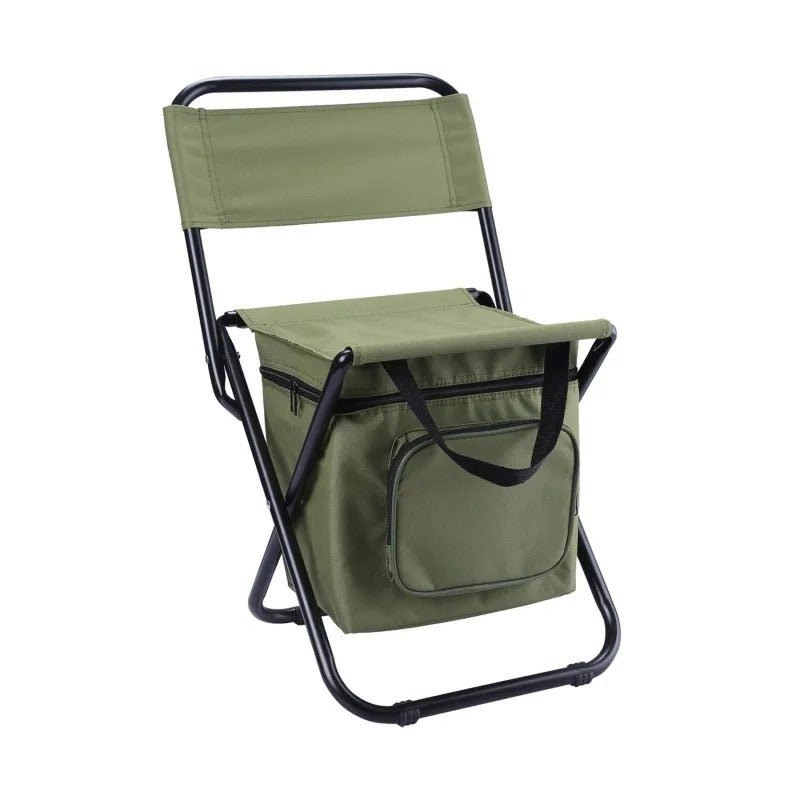 COOLCAMP CHAIR – Klappstuhl mit Rückenlehne & integrierter Kühltasche