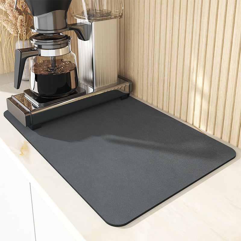 Küchenmatte Diatomit Hochsaugfähig 40x30 cm Pflegeleicht Hygienisch-4