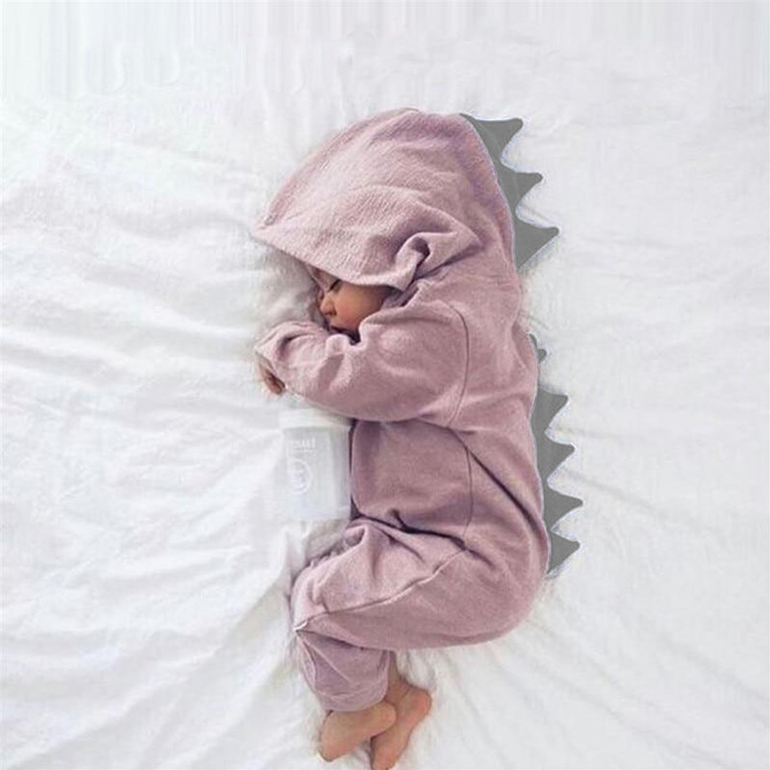 Dinodream - süßes Baby Strampler mit Mütze-6