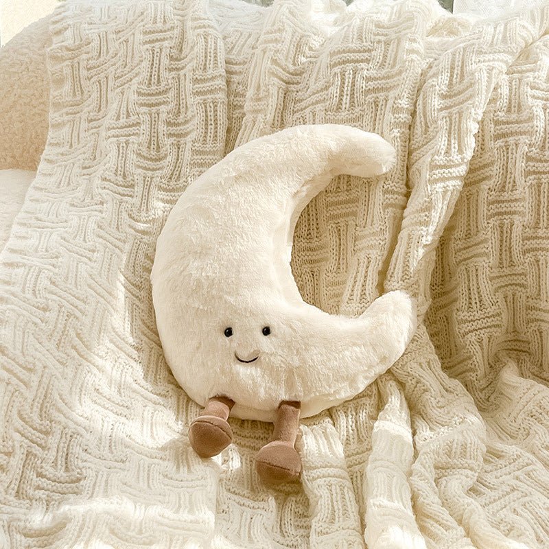 ASTROLUX – Decorative Cushion with Cosmic Sun & Moon Motif