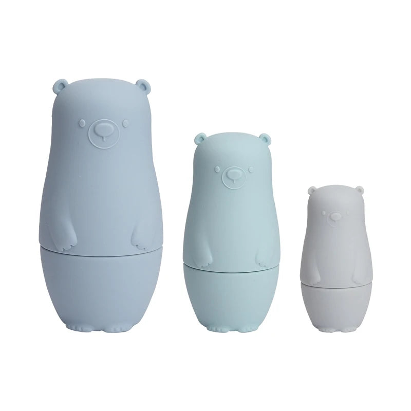 SiliconeNest – Muñecas apilables de silicona para fomentar la motricidad fina