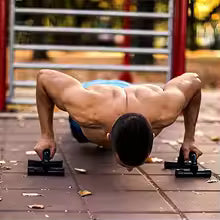 Pushmaster Push-Up Bars – Ergonomische Liegestützgriffe für gelenkschonendes Training