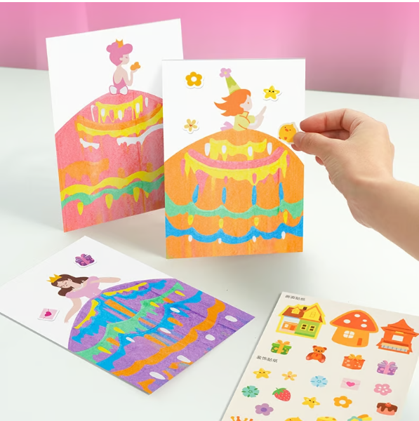 Kreatives Rakel-Malkit für Kinder – Fördert Kreativität und motorische Fähigkeiten-3
