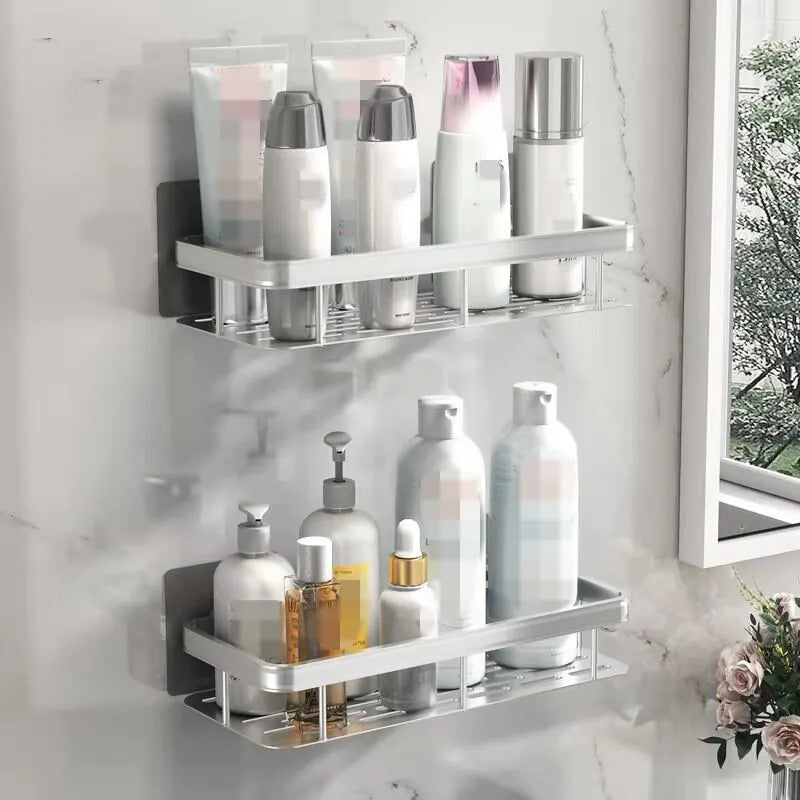 Estante adhesivo NordicShelf para baño – Sin taladro y con estilo para cualquier baño