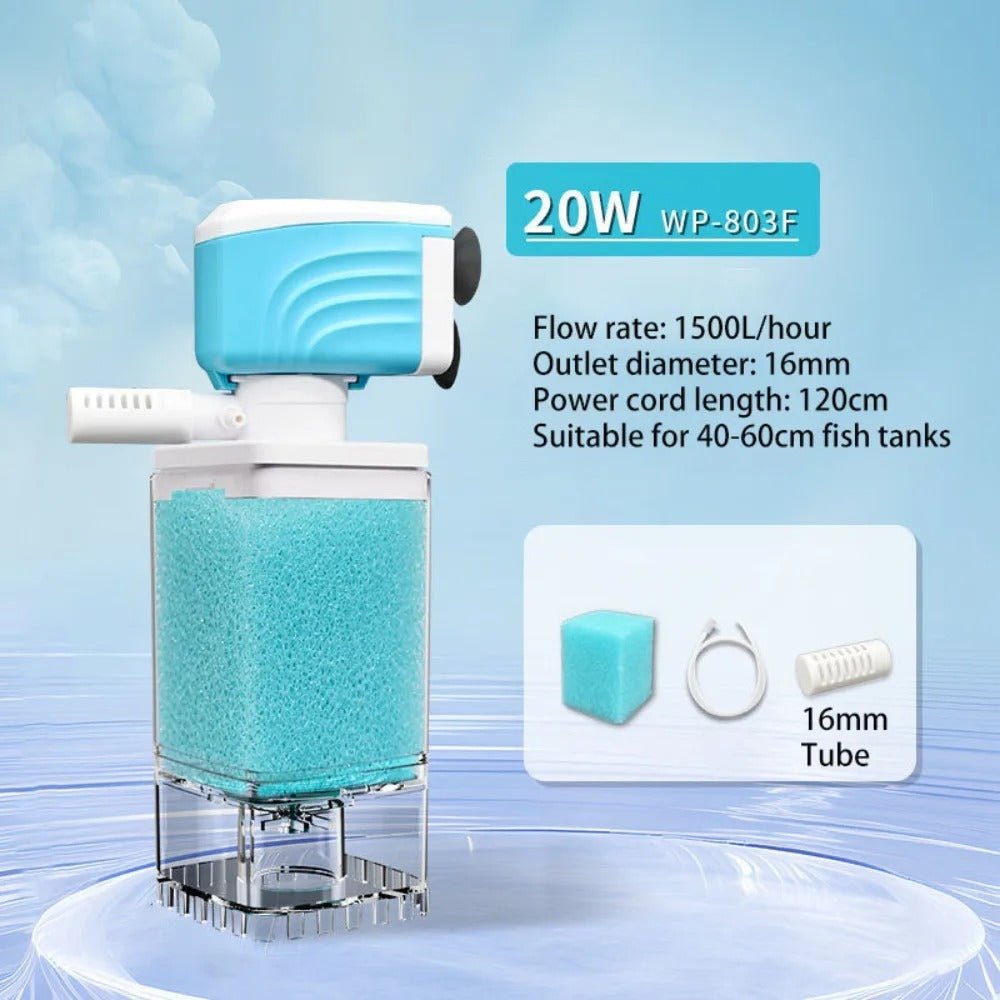 AquaClear Pro - Sistema di filtraggio per acquari 5 in 1 per un'acqua cristallina