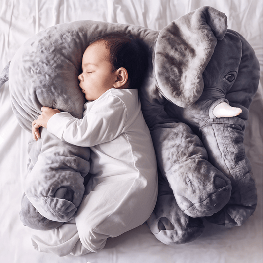 Kuschelkissen 40x40 – Weiches Elefant Kuschelkissen für Babys und Kinder, Ideal zum Kuscheln und Spielen-1