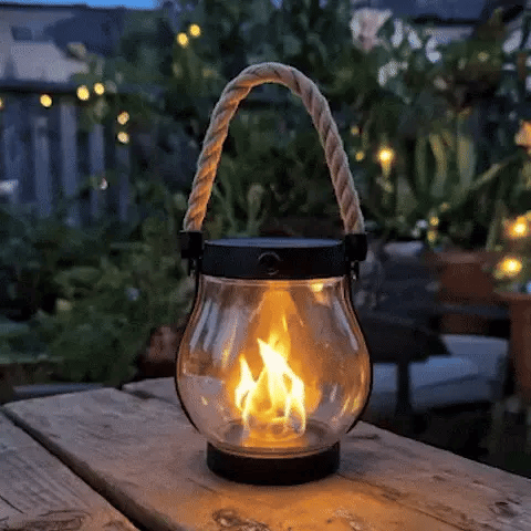LUMBERA – Decorative LED lantern for cozy outdoor areas
