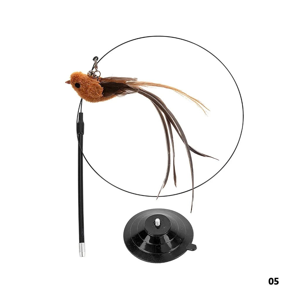 FLATTERN FREUND - Interactive cat toy with realistic bird movements