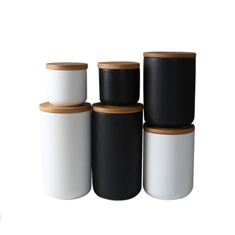 BambooFresh ceramic storage jars - Airtight & stylish for every kitchen