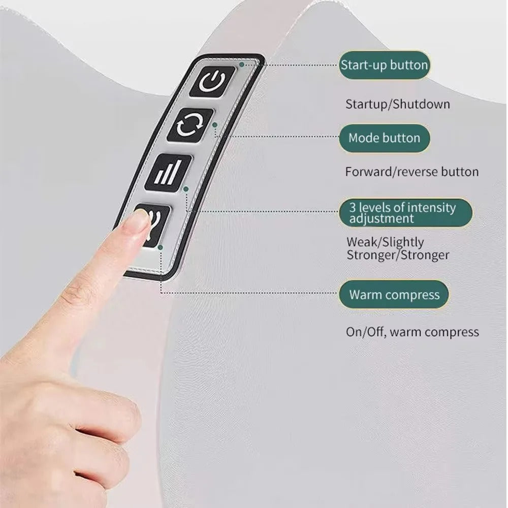 Soothestep - Massaggiatore plantare shiatsu di lusso con funzione calore | 12 sfere massaggianti 3D e timer