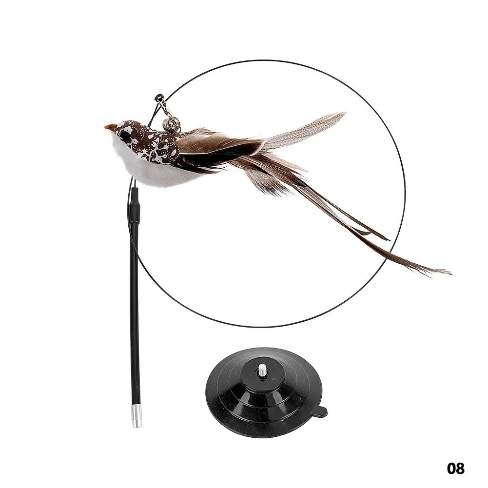 FLATTERN FREUND - Interactive cat toy with realistic bird movements